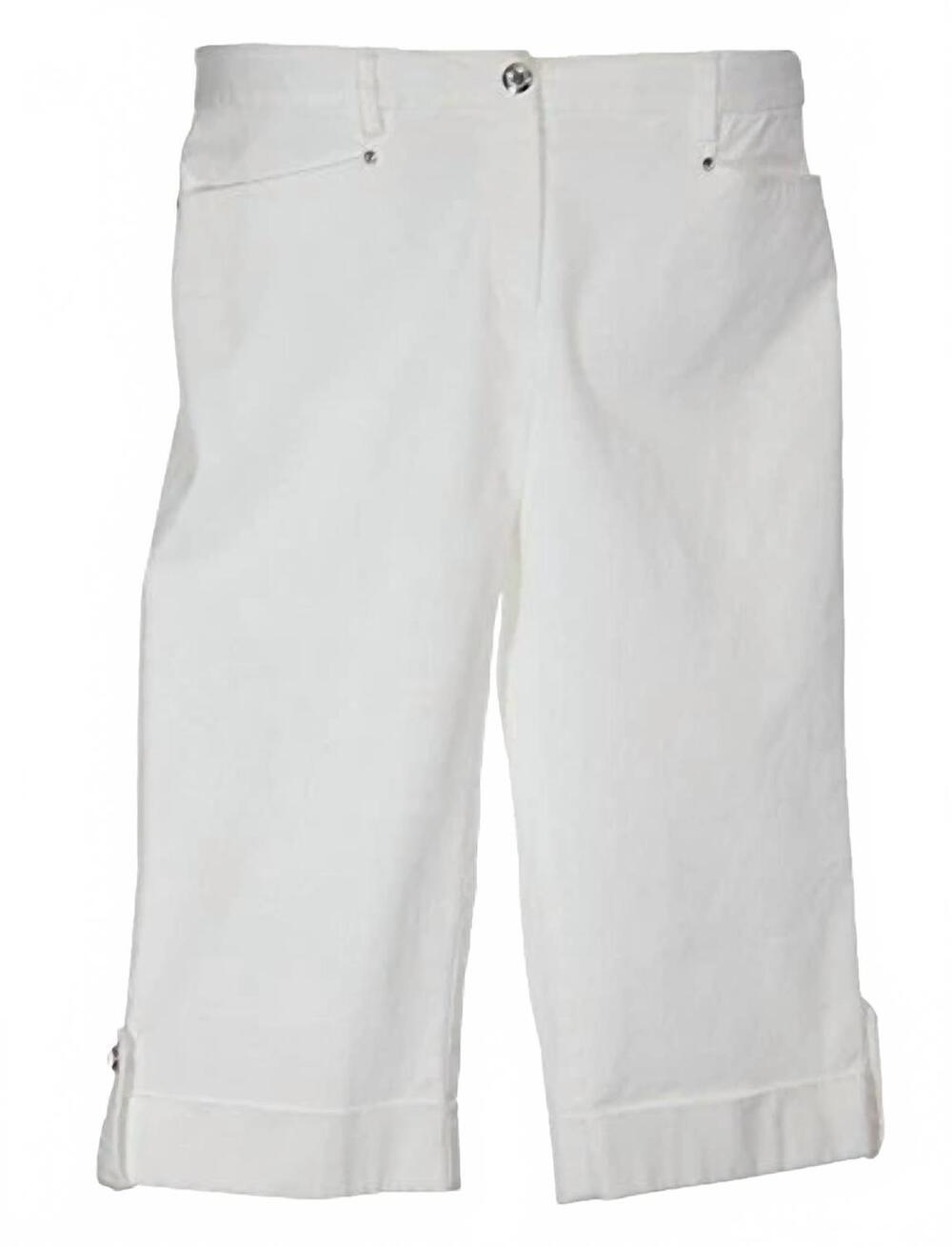 NEW JM COLLECTION women's comfort waist embellished skimmer capri pants in brigh